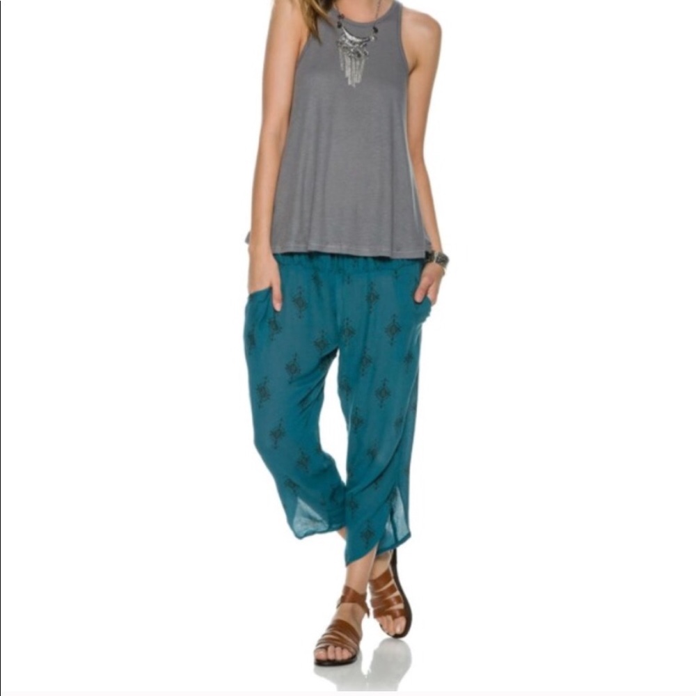 Free people diamond harem pant